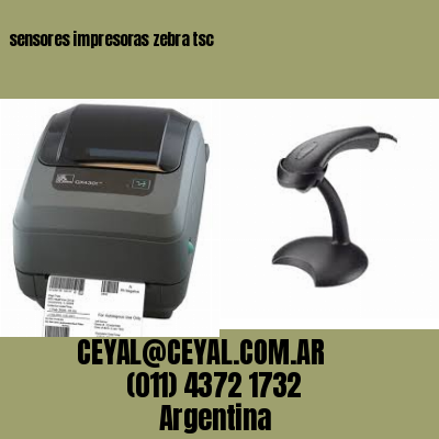 sensores impresoras zebra tsc