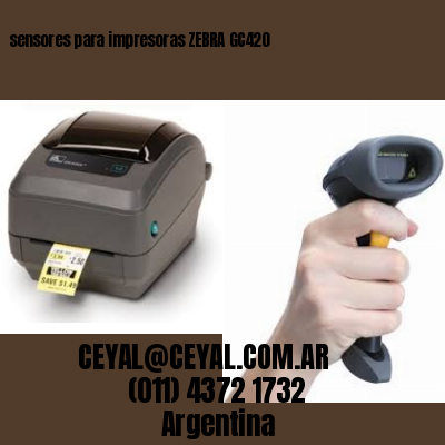 sensores para impresoras ZEBRA GC420