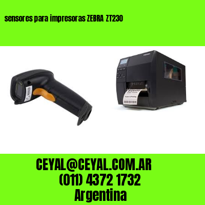 sensores para impresoras ZEBRA ZT230