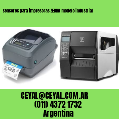 sensores para impresoras ZEBRA modelo industrial