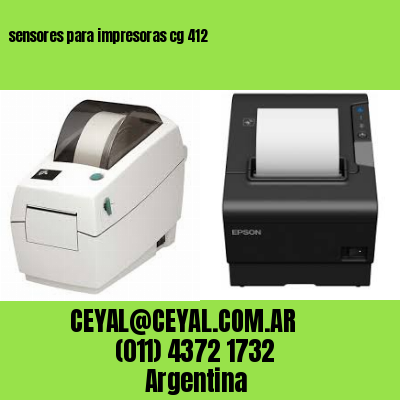 sensores para impresoras cg 412