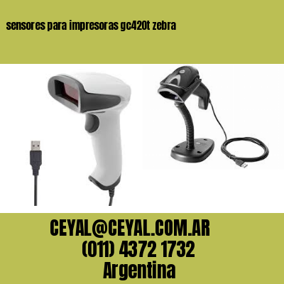 sensores para impresoras gc420t zebra