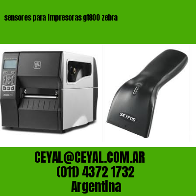 sensores para impresoras gt800 zebra