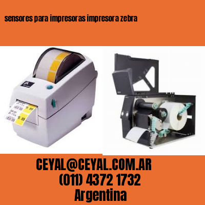 sensores para impresoras impresora zebra