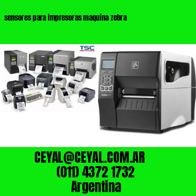 sensores para impresoras maquina zebra