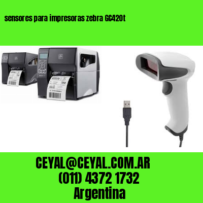sensores para impresoras zebra GC420t