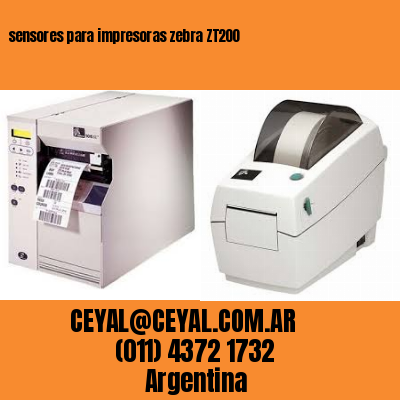 sensores para impresoras zebra ZT200