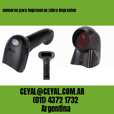 sensores para impresoras zebra impresion