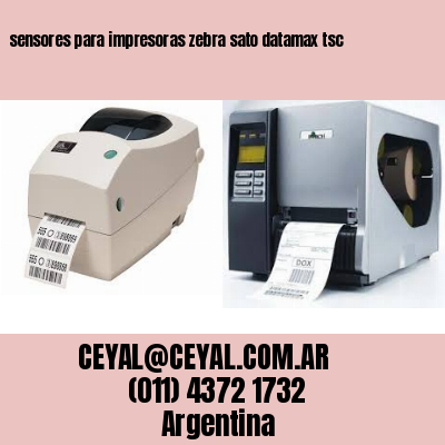 sensores para impresoras zebra sato datamax tsc