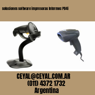 soluciones software impresoras Intermec PD4i