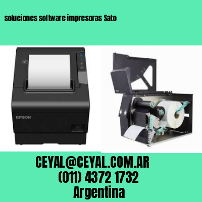 soluciones software impresoras Sato