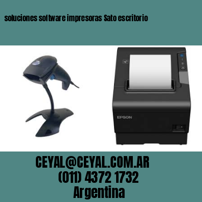 soluciones software impresoras Sato escritorio