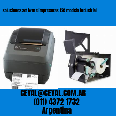 soluciones software impresoras TSC modelo industrial