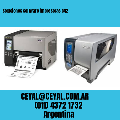 soluciones software impresoras cg2