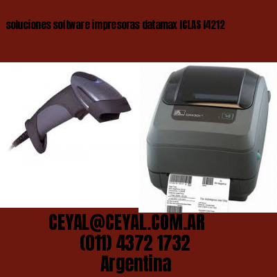 soluciones software impresoras datamax ICLAS I4212
