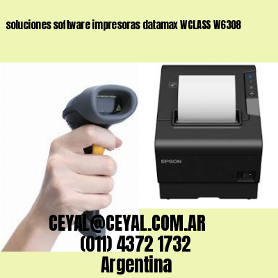 soluciones software impresoras datamax WCLASS W6308