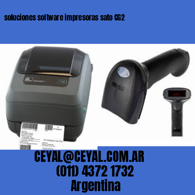 soluciones software impresoras sato CG2