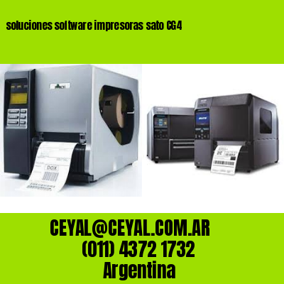 soluciones software impresoras sato CG4