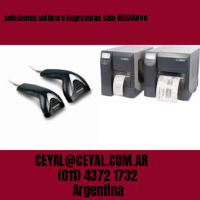 soluciones software impresoras sato M5900rve