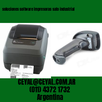 soluciones software impresoras sato industrial
