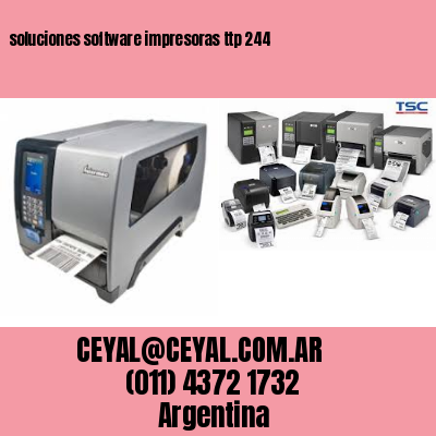 soluciones software impresoras ttp 244