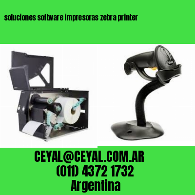 soluciones software impresoras zebra printer