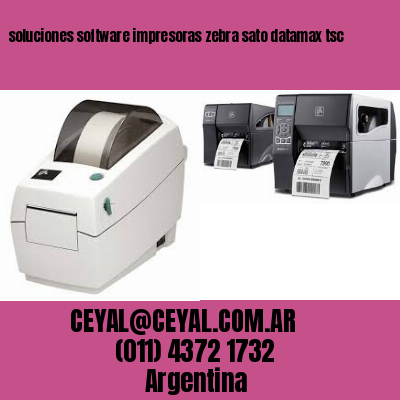 soluciones software impresoras zebra sato datamax tsc