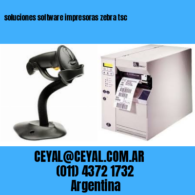 soluciones software impresoras zebra tsc
