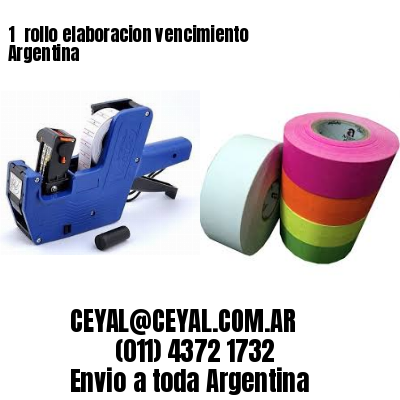 1 	rollo elaboracion vencimiento Argentina
