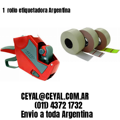 1 	rollo etiquetadora Argentina