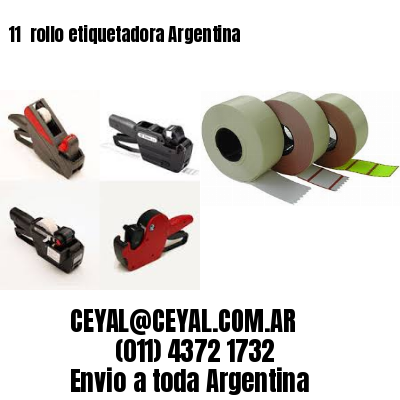 11 	rollo etiquetadora Argentina
