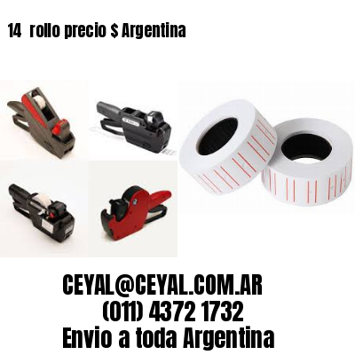 14 	rollo precio $ Argentina