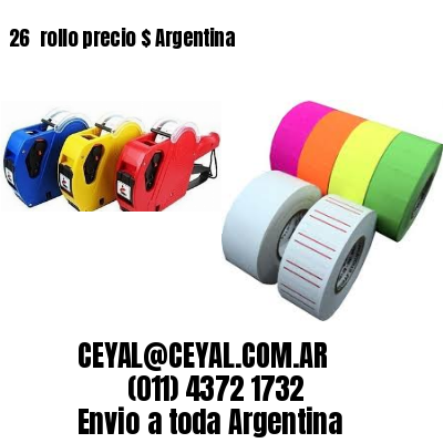 26 	rollo precio $ Argentina