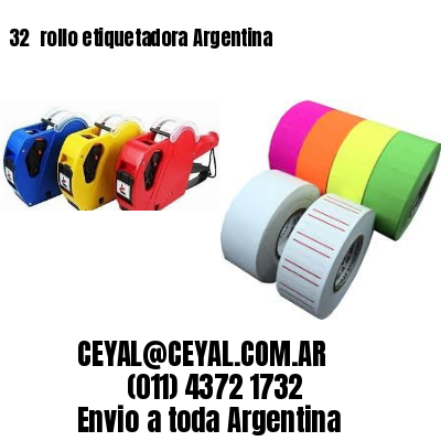 32 	rollo etiquetadora Argentina