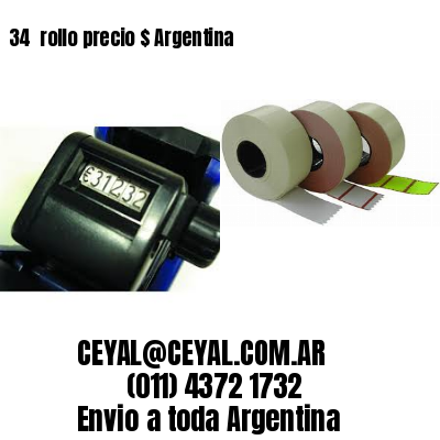 34 	rollo precio $ Argentina