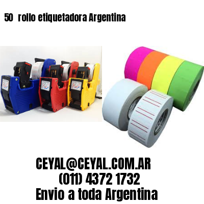 50 	rollo etiquetadora Argentina