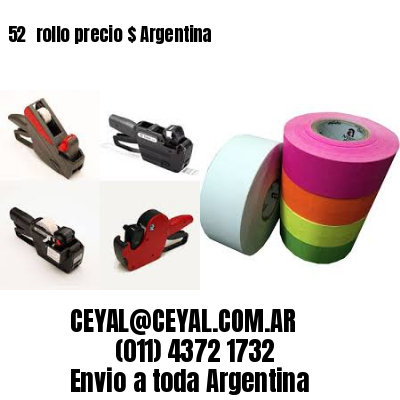 52 	rollo precio $ Argentina