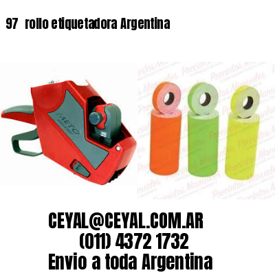 97 	rollo etiquetadora Argentina