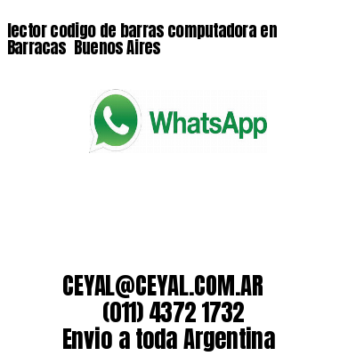 lector codigo de barras computadora en Barracas  Buenos Aires