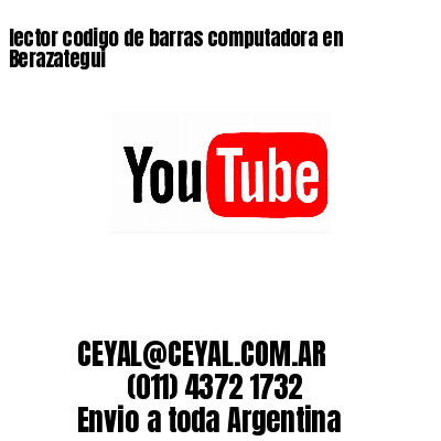 lector codigo de barras computadora en Berazategui
