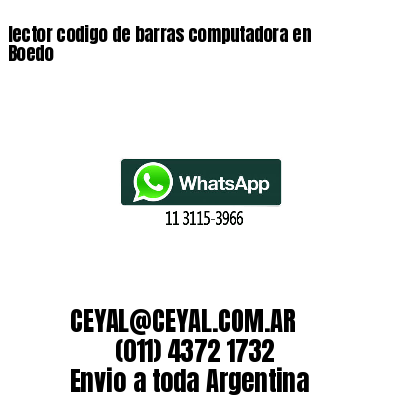 lector codigo de barras computadora en Boedo