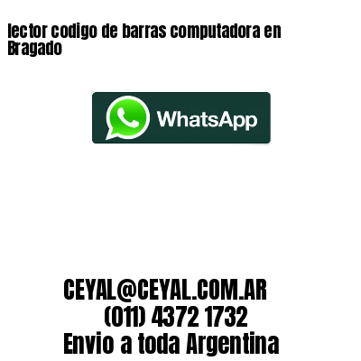 lector codigo de barras computadora en Bragado