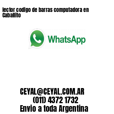 lector codigo de barras computadora en Caballito