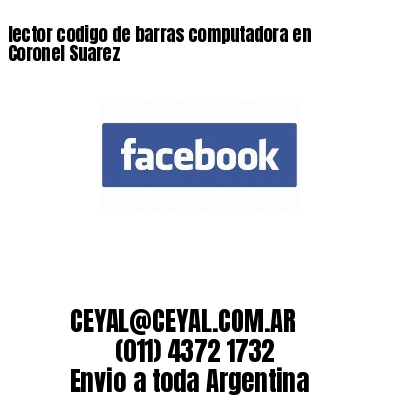 lector codigo de barras computadora en Coronel Suarez