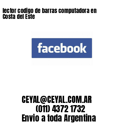 lector codigo de barras computadora en Costa del Este