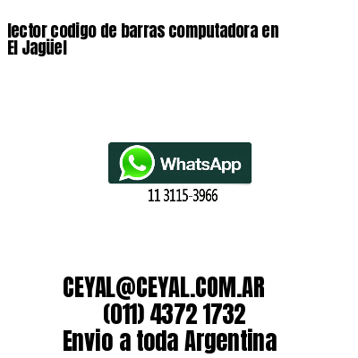 lector codigo de barras computadora en El Jagüel