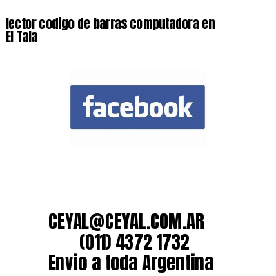 lector codigo de barras computadora en El Tala