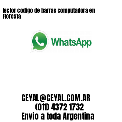 lector codigo de barras computadora en Floresta