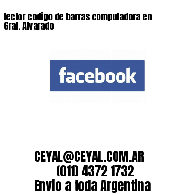 lector codigo de barras computadora en Gral. Alvarado