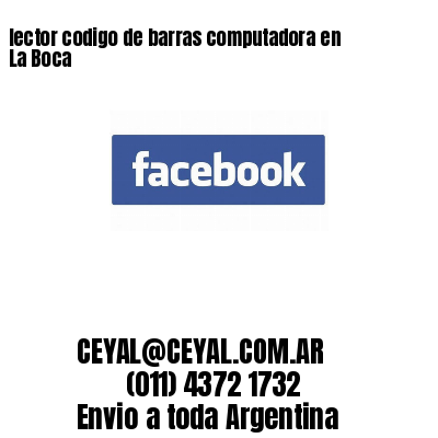 lector codigo de barras computadora en La Boca